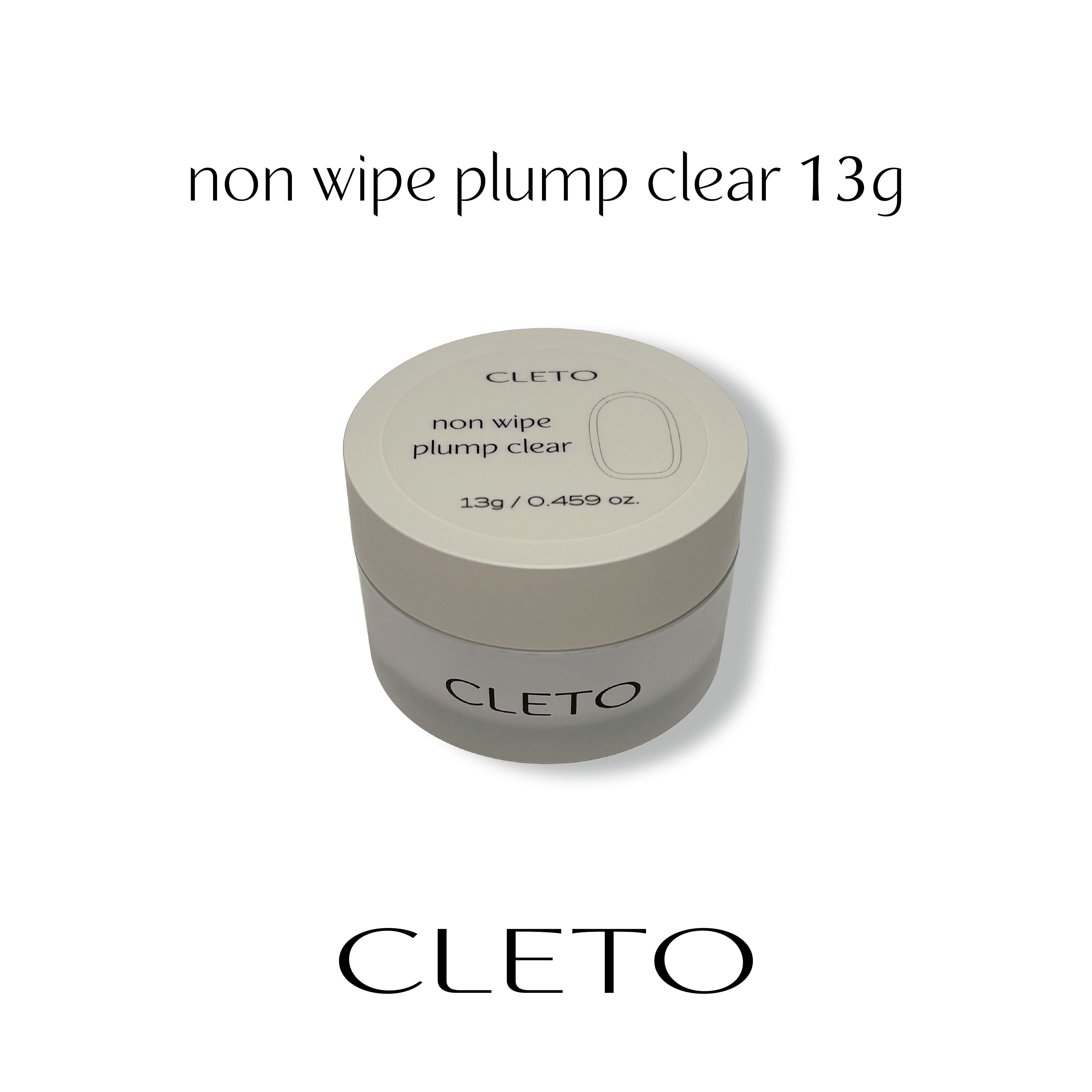 CLETO - Non Wipe Plump Clear 13g