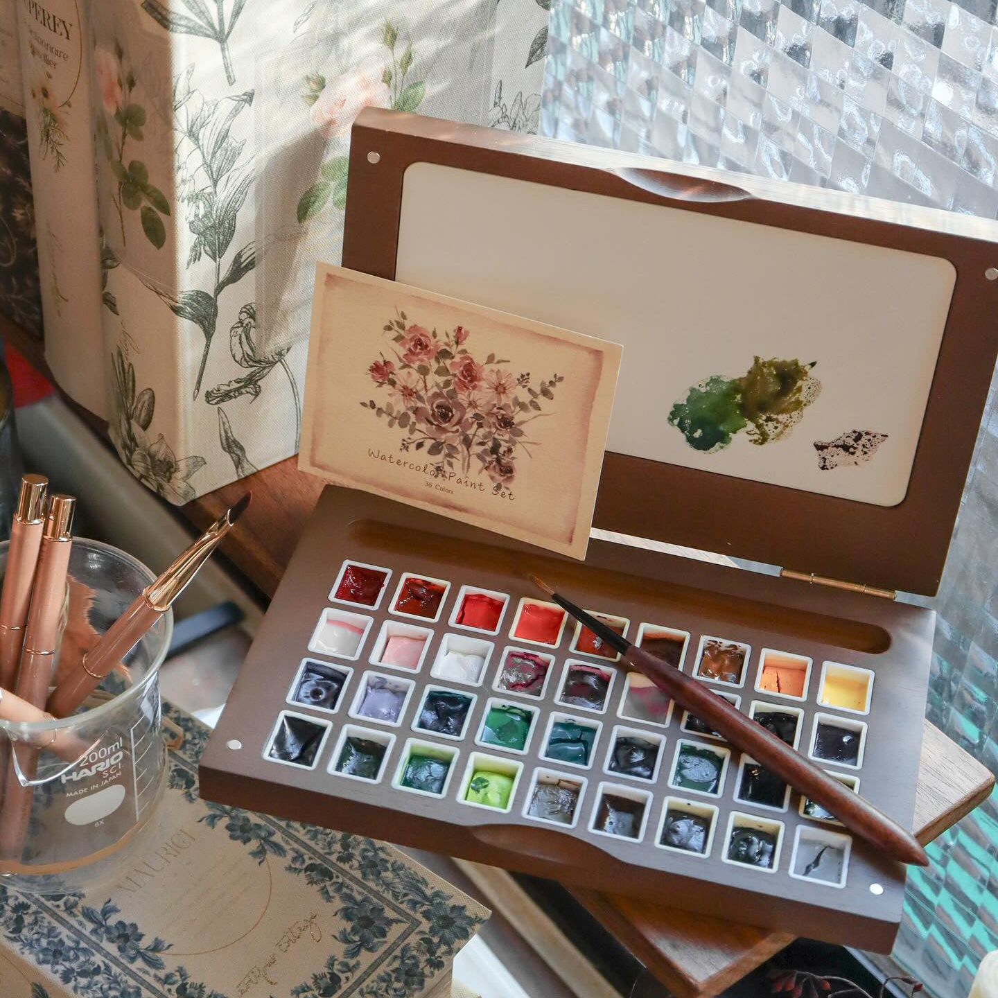 Gina - 36 Retro Colours Watercolour Palette