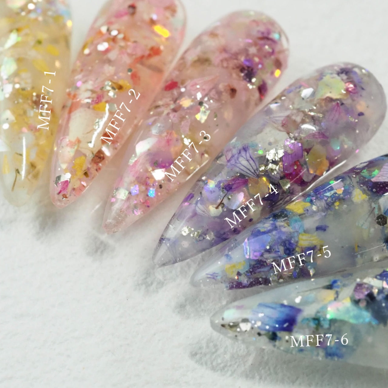 S Mint - Mix Flower Flat series 7 (6 colours)