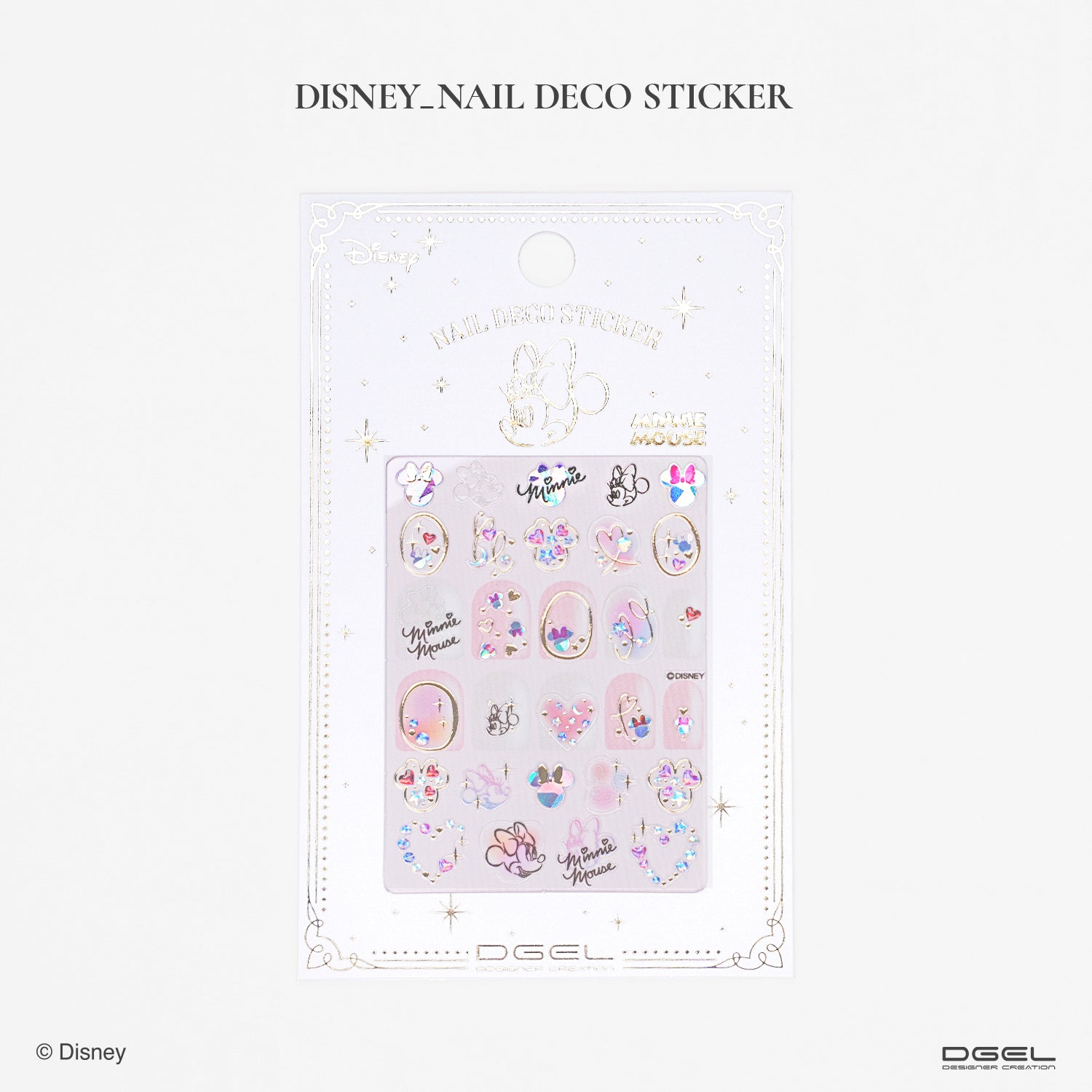 Dgel x Disney Jewelry Nail Stickers (4 types)