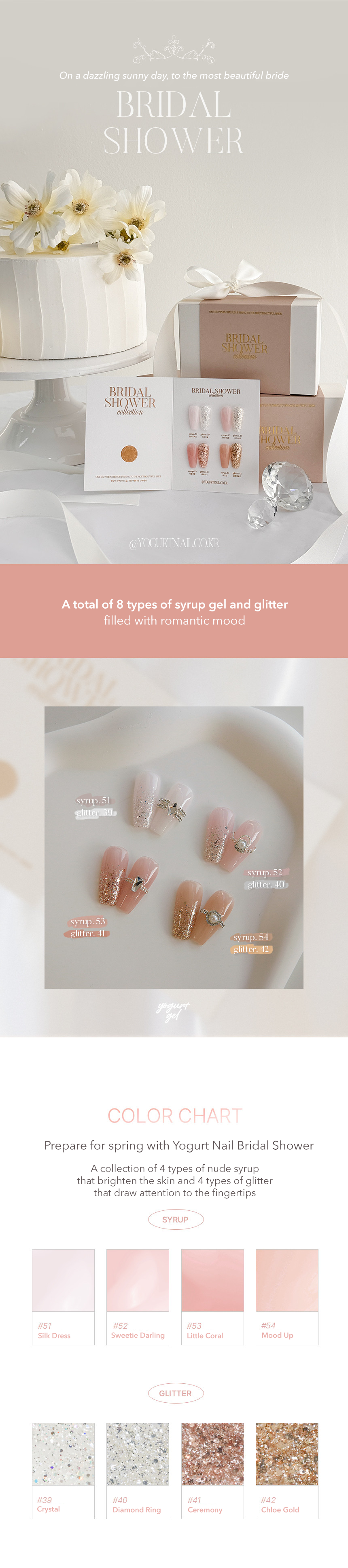 Yogurtnail Kr. - Bridal Shower (Individuals/Full set)