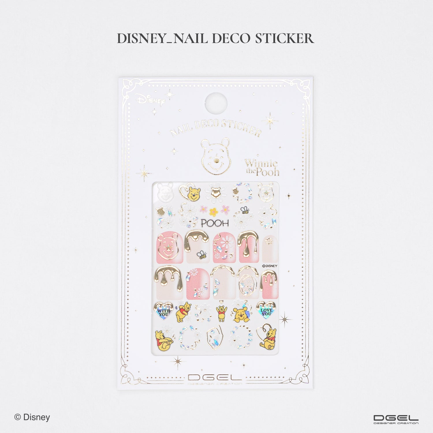 Dgel x Disney Jewelry Nail Stickers (4 types)