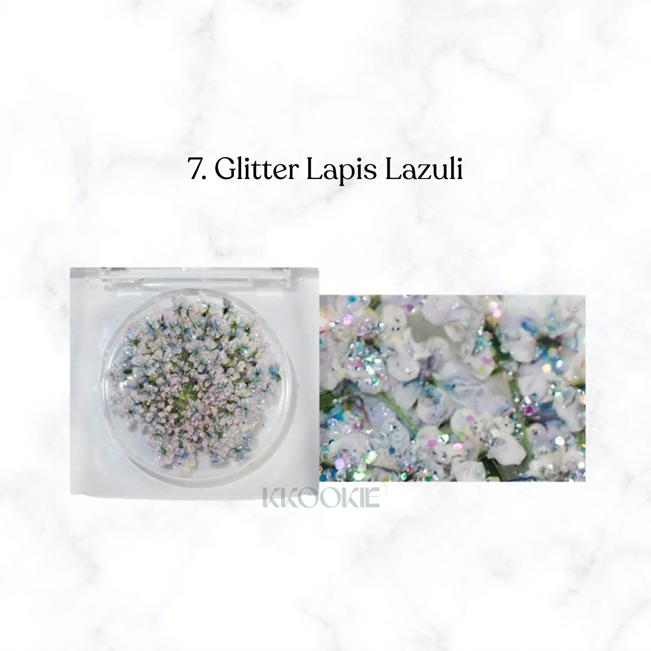 S Mint - Lace Flower Glitter series (9 colours)