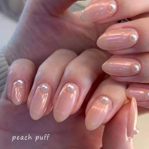 Bonniebee - Peach Puff Nail Powder