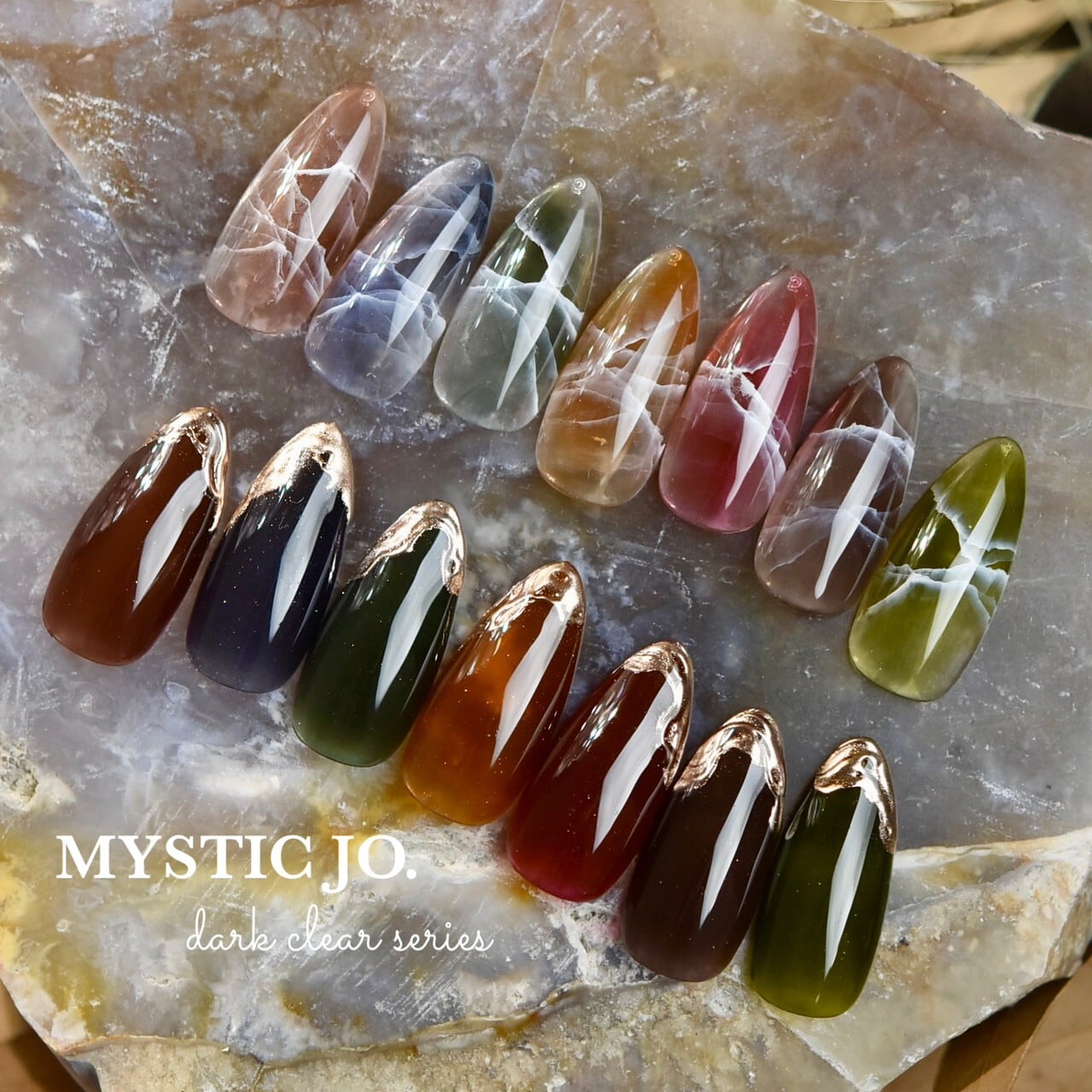 Mystic Jo. - Dark Clear Series, 7 shades (Individual/Full set)