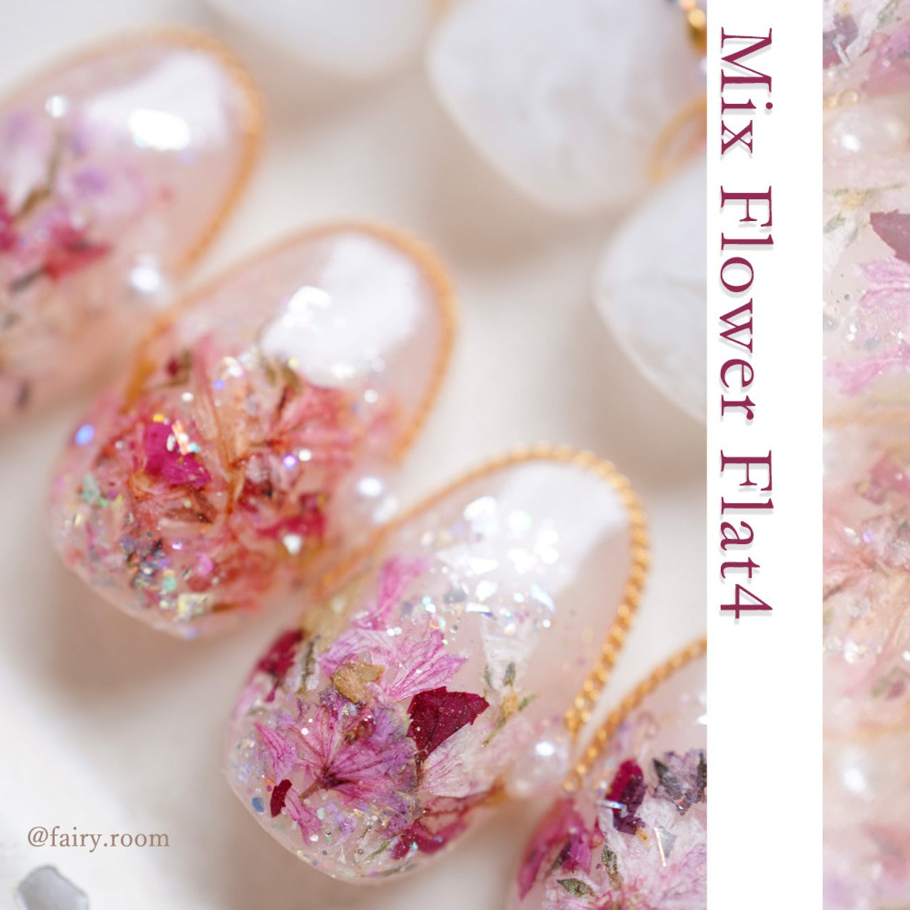 S Mint - Mix Flower Flat series 4 (4 colours)