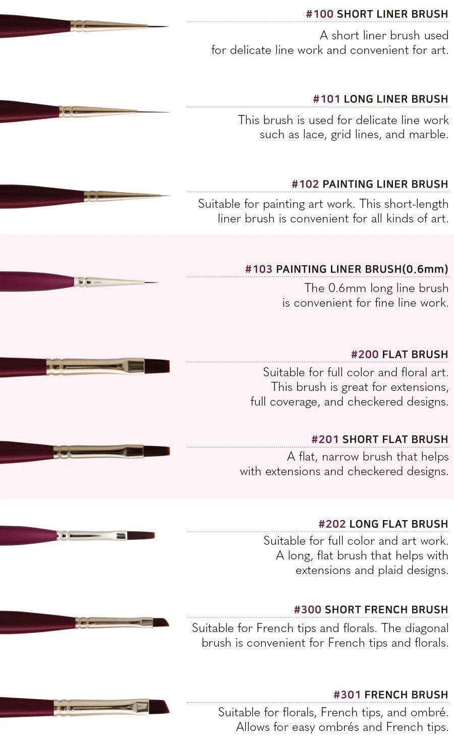 Izemi - Long Liner Brush #101