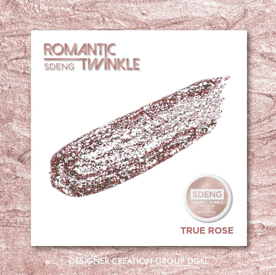 Dgel - Romantic Twinkle Metallic Glitter Foil Set