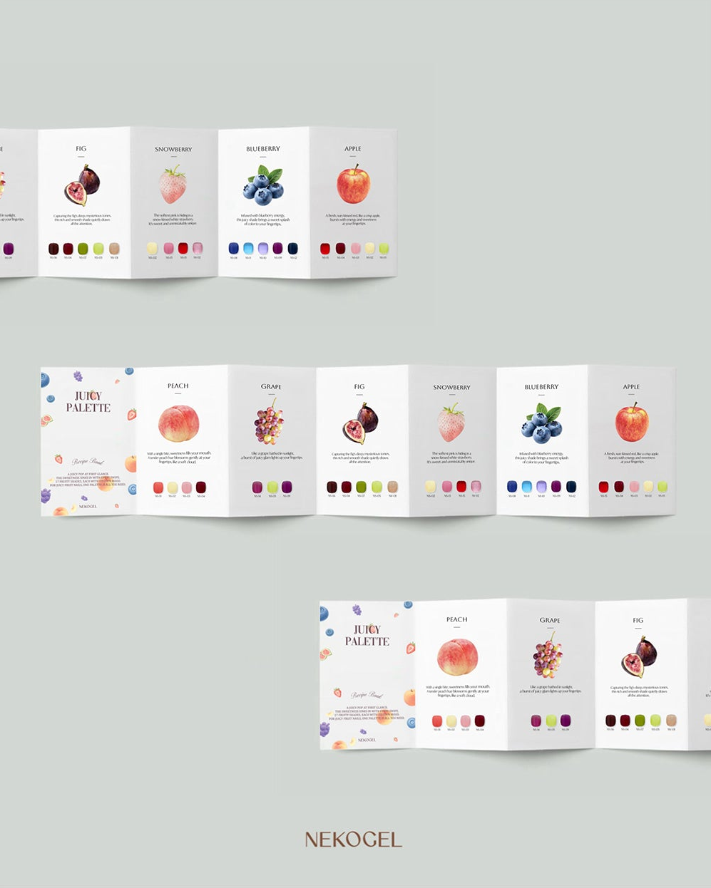 NEKOGEL - JUICY PALETTE (Individuals/Full set)