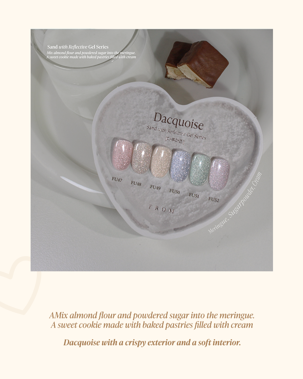 FROM THE NAIL - Dacquoise Sand & Reflective Gel Collection