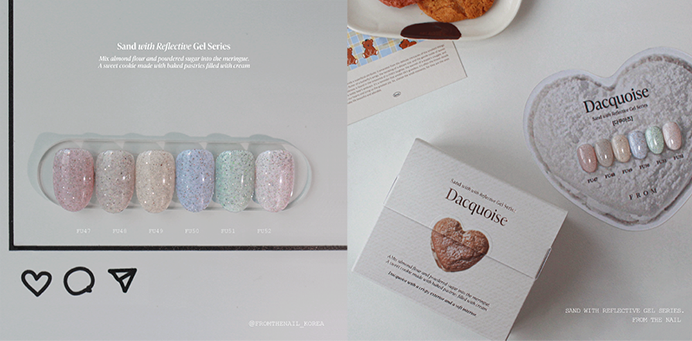 FROM THE NAIL - Dacquoise Sand & Reflective Gel Collection