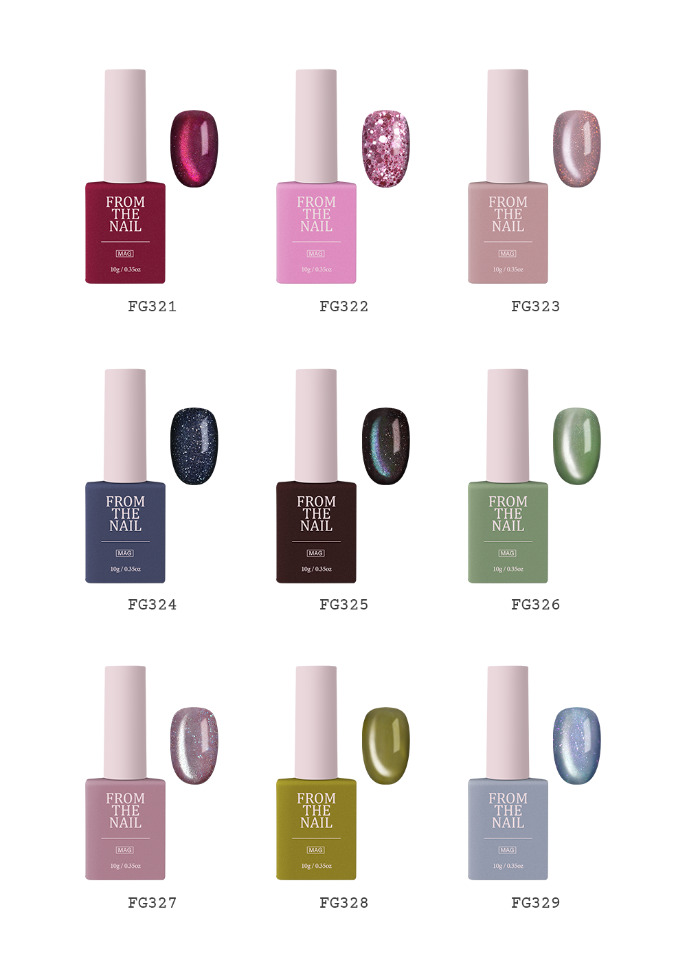 FROM THE NAIL - MEMORY BOX Collection (Individuals/Full set)