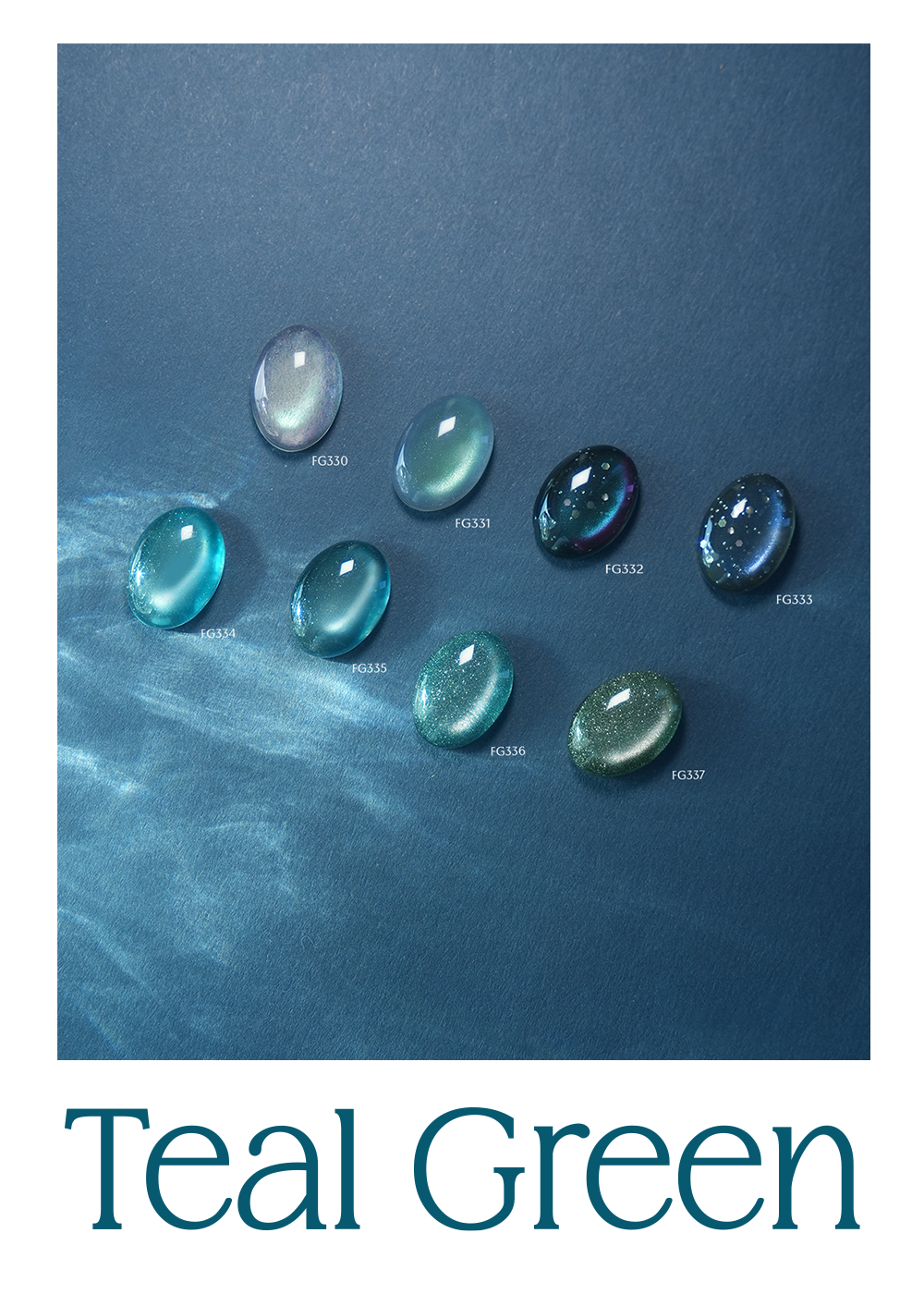 FROM THE NAIL - TEAL GREEN Collection (Individuals/Full set)