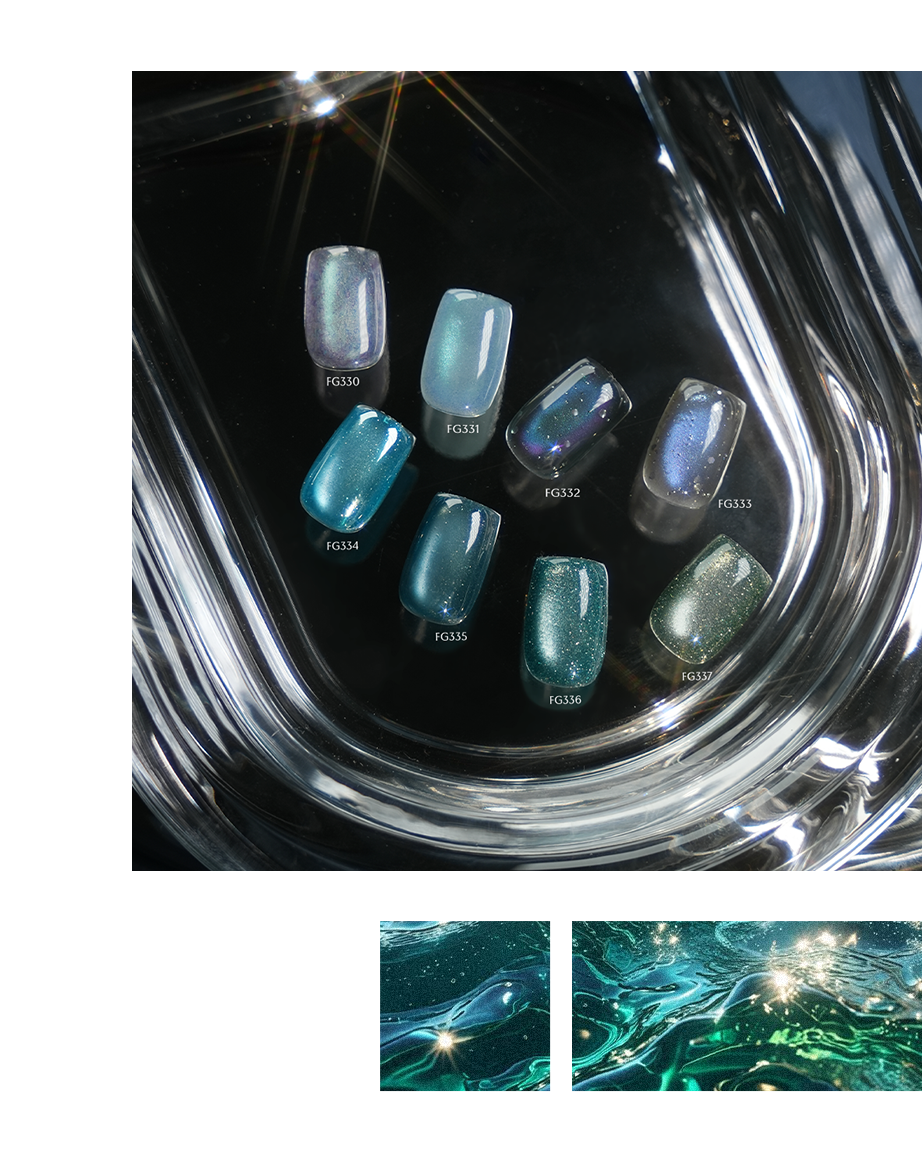 FROM THE NAIL - TEAL GREEN Collection (Individuals/Full set)