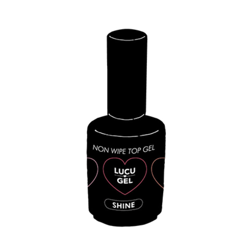 🎁 Lucu gel - Non-wipe Top Gel (Shine) 15ml (100% off)