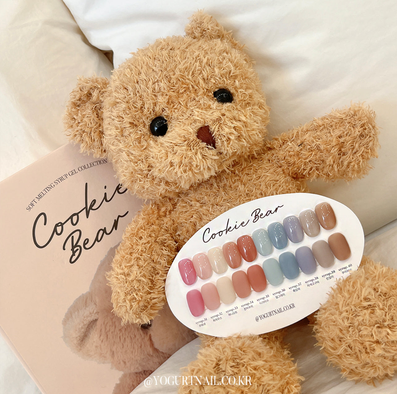 Yogurtnail Kr. - Cookie Bear Collection (Individual/Full set)