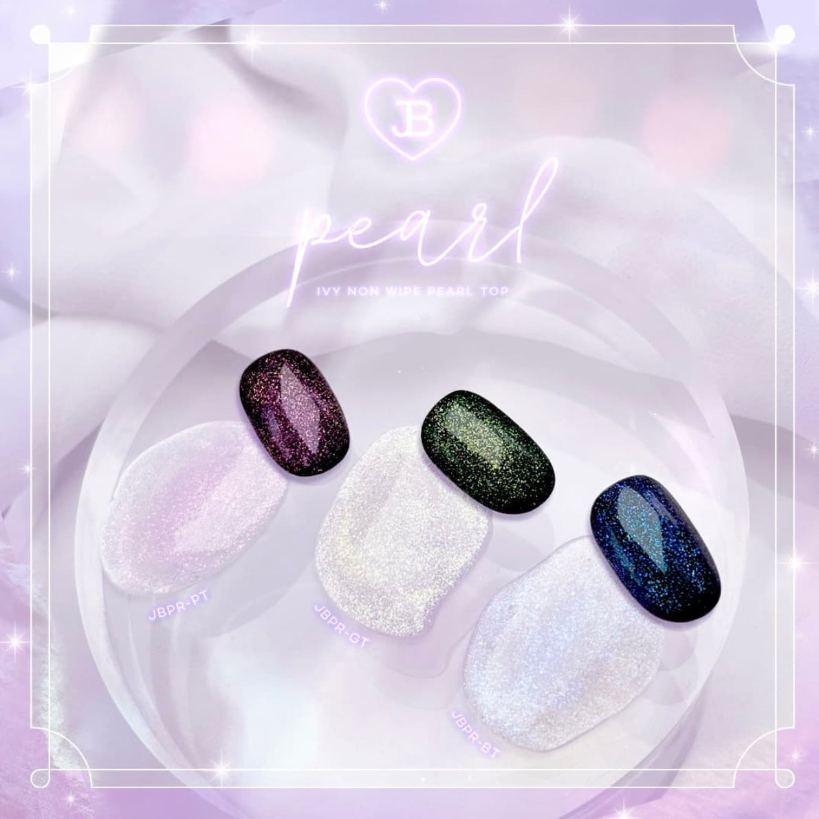 Jin.B - Ivy Pearl Non-Wipe Top Gel (3 types)