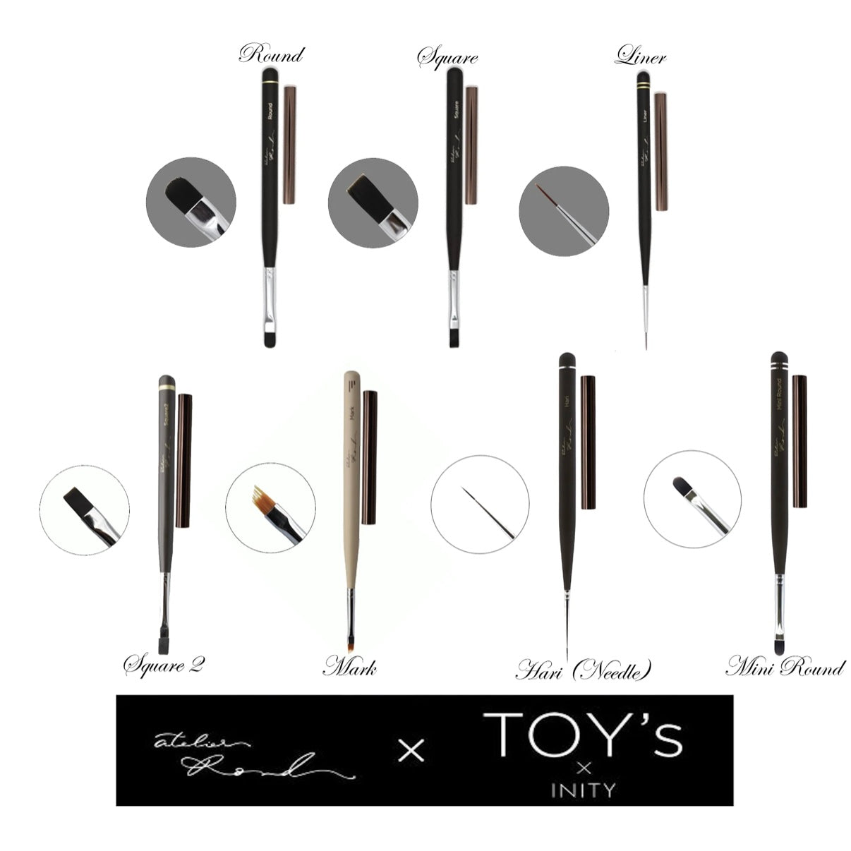 Toy’s x INITY - Brushes (7 types)