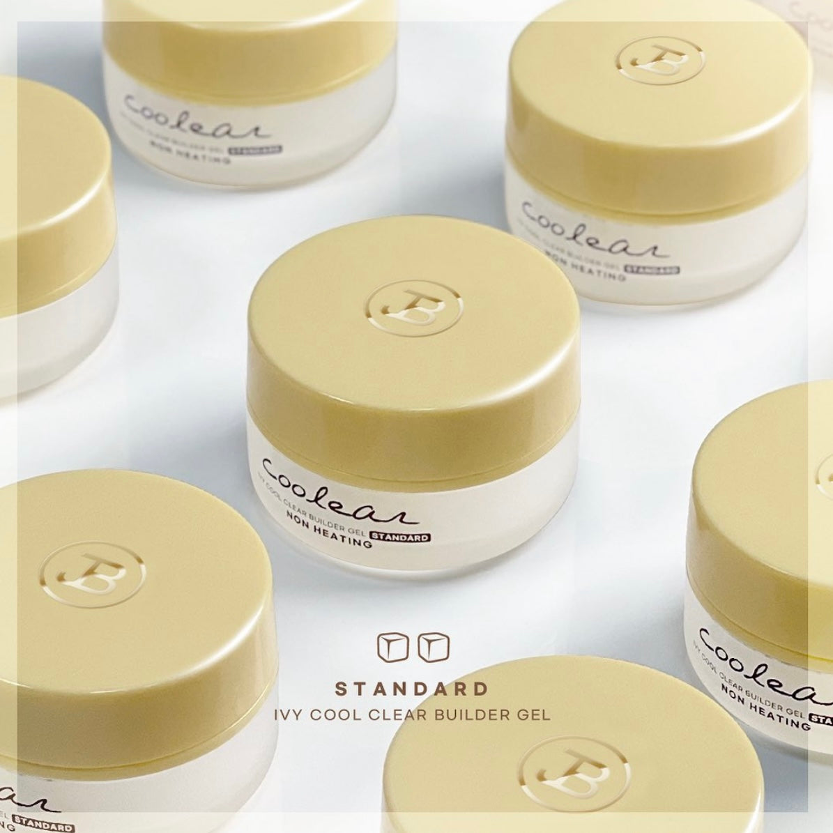 Jin.B - IVY Coolear Non-Heating Builder Gel (3 Types, 25g JAR)
