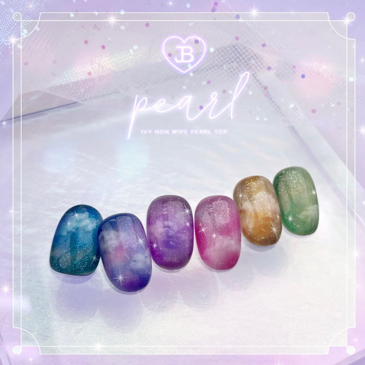 Jin.B - Ivy Pearl Non-Wipe Top Gel (3 types)