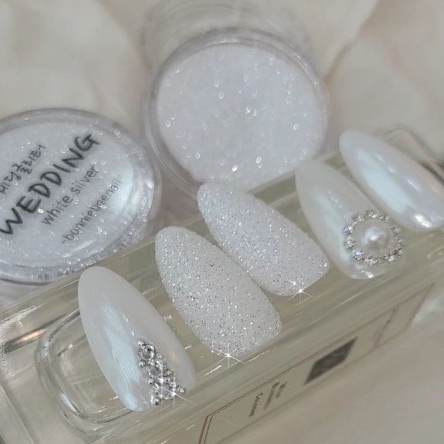 Bonniebee - Wedding Glitters (White Silver)