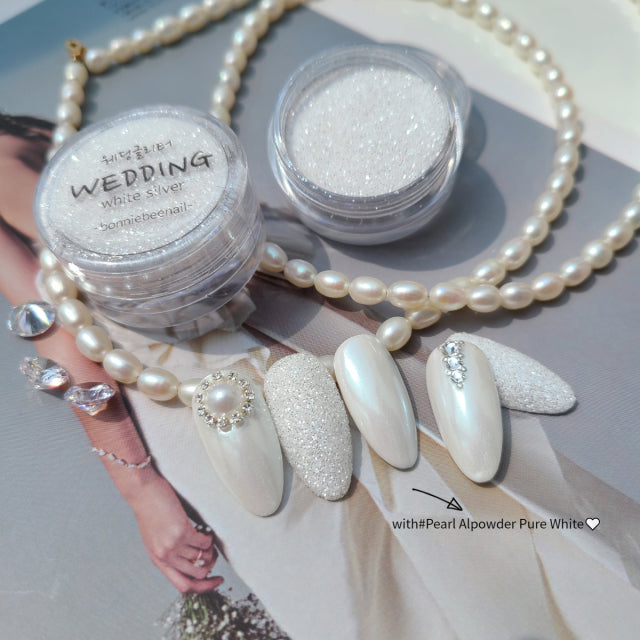 Bonniebee - Wedding Glitters (White Silver)