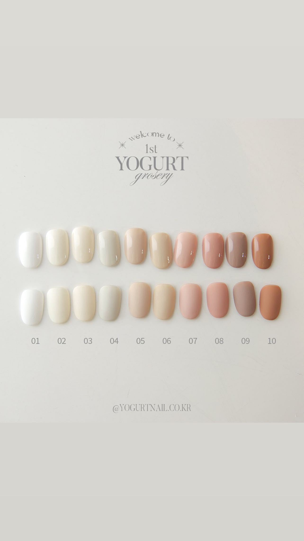 Yogurtnail Kr. - Grocery Full 90 Colours Set