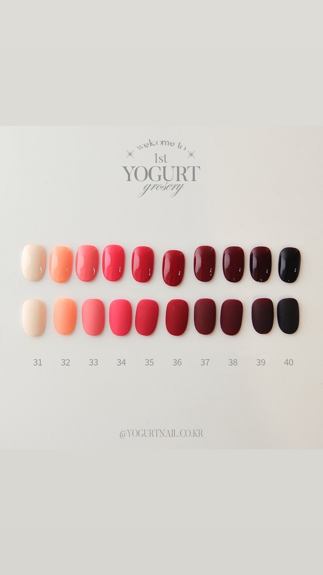 Yogurtnail Kr. - Grocery Full 90 Colours Set