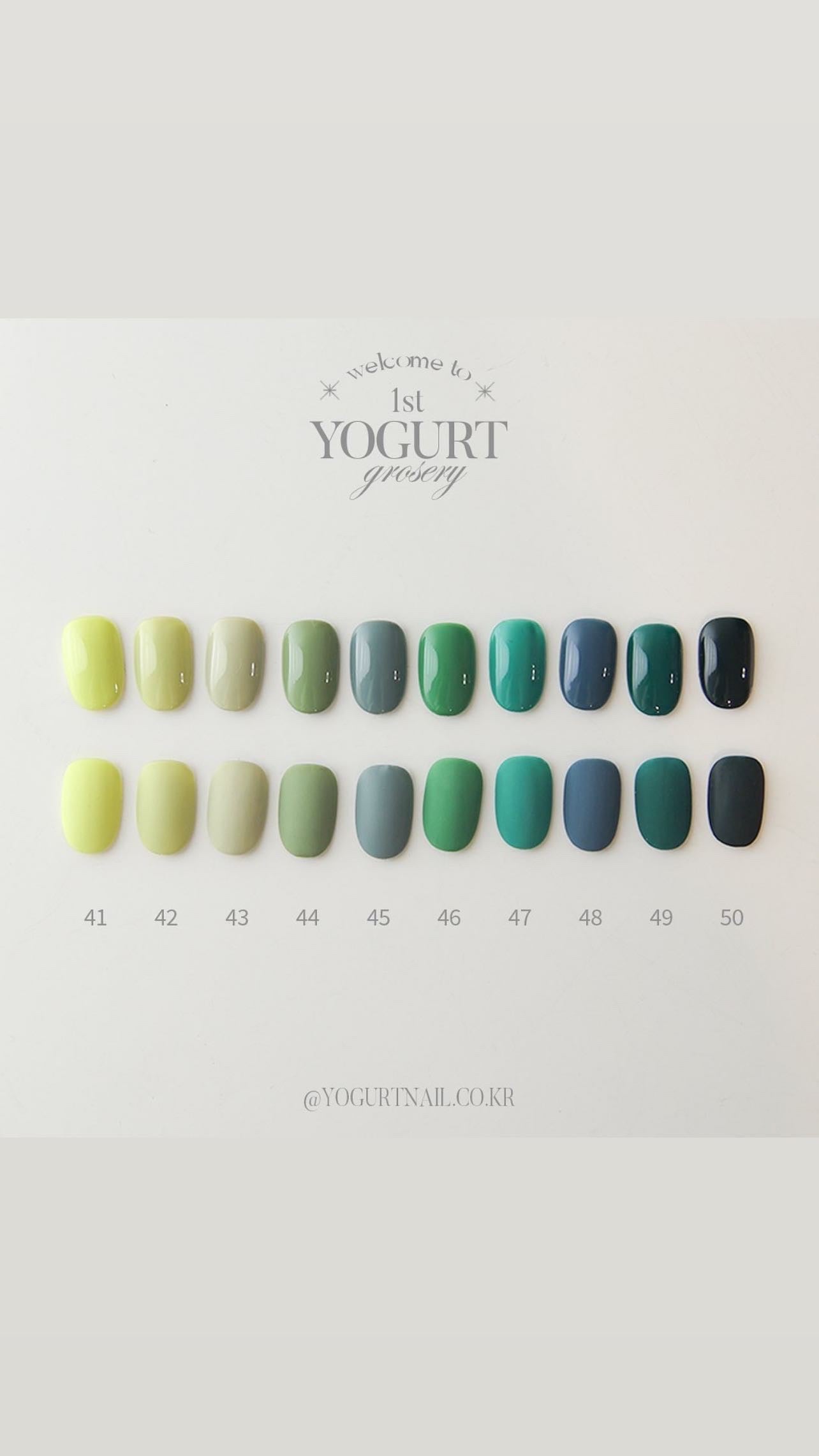 Yogurtnail Kr. - Grocery Full 90 Colours Set