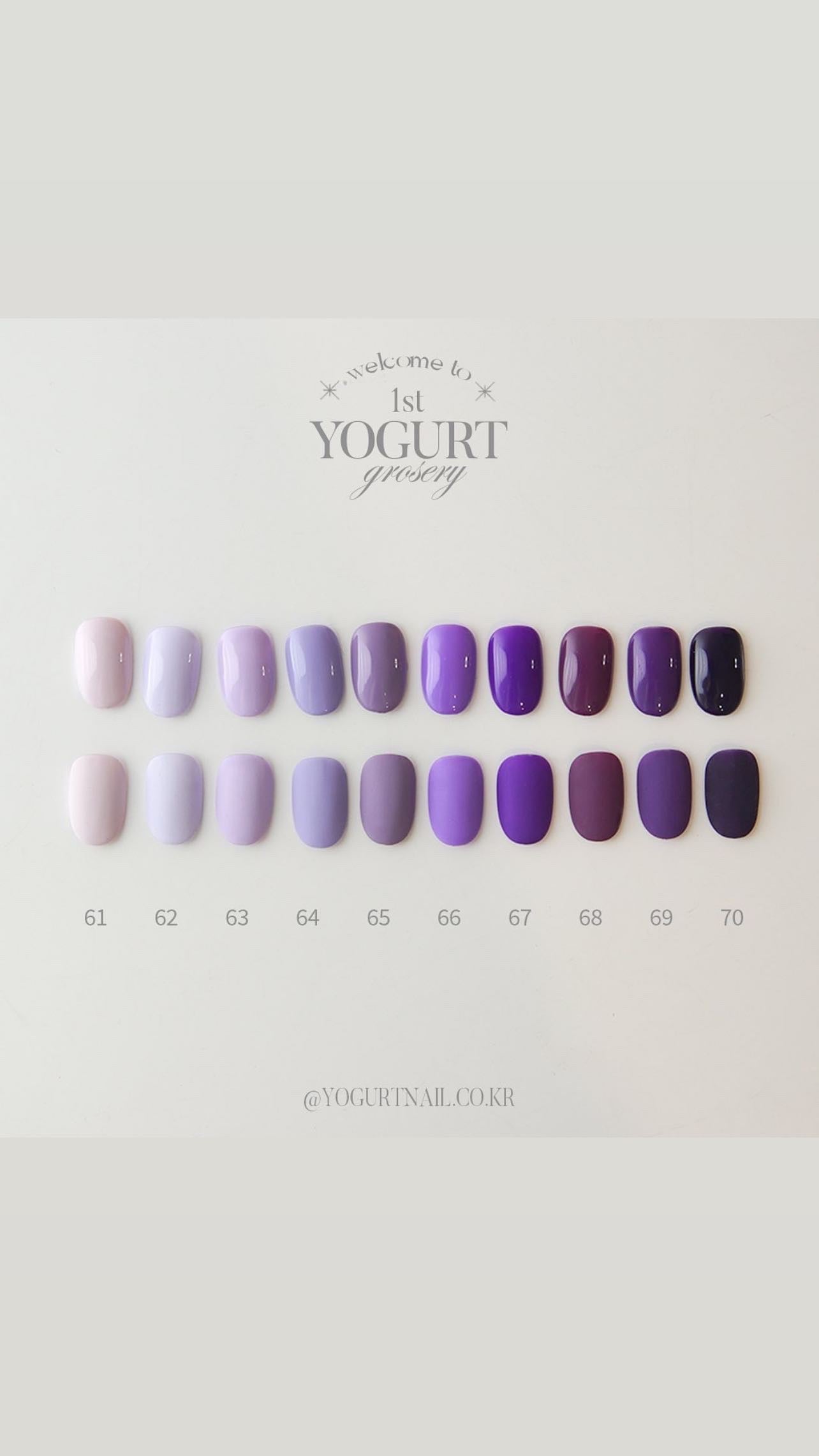 Yogurtnail Kr. - Grocery Full 90 Colours Set