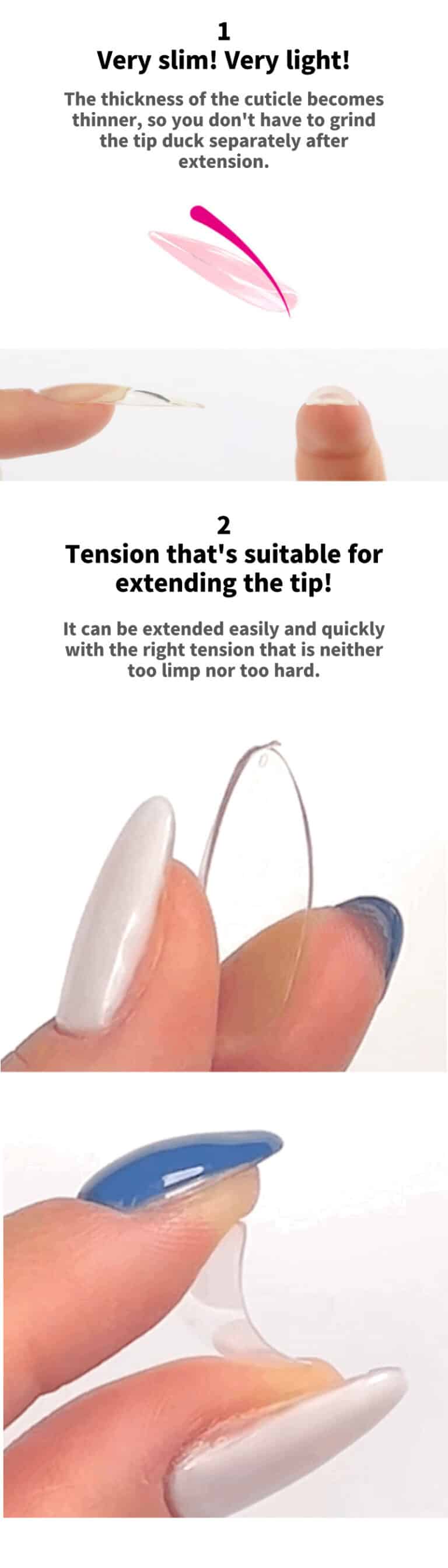 Jello Jello - Fit Me Tips (Almond/Coffin/Stiletto)