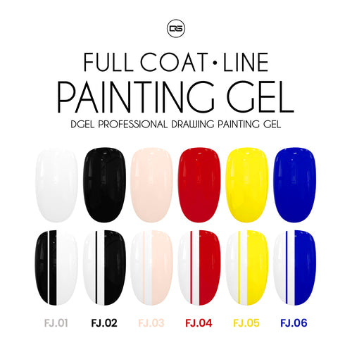 Dgel x Jini - Painting Gels Set of 6 (Individuals/Full set)