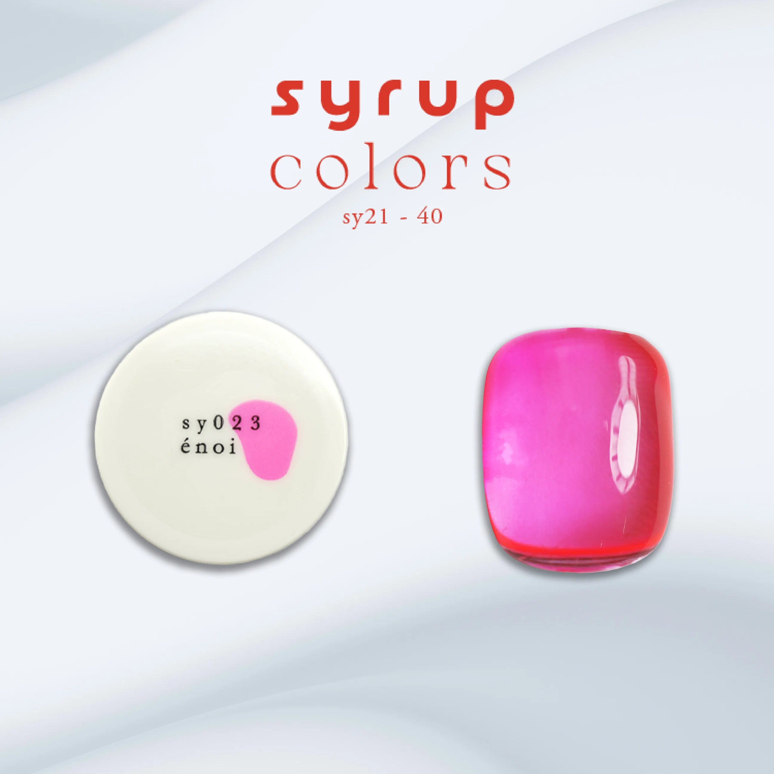 Enoi - SS Syrup Colours sy21-40 (Individuals/Full set)