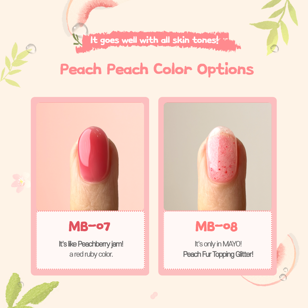 MAYO - Peach Peach 8pc Syrup Collection (Individuals/Full set)