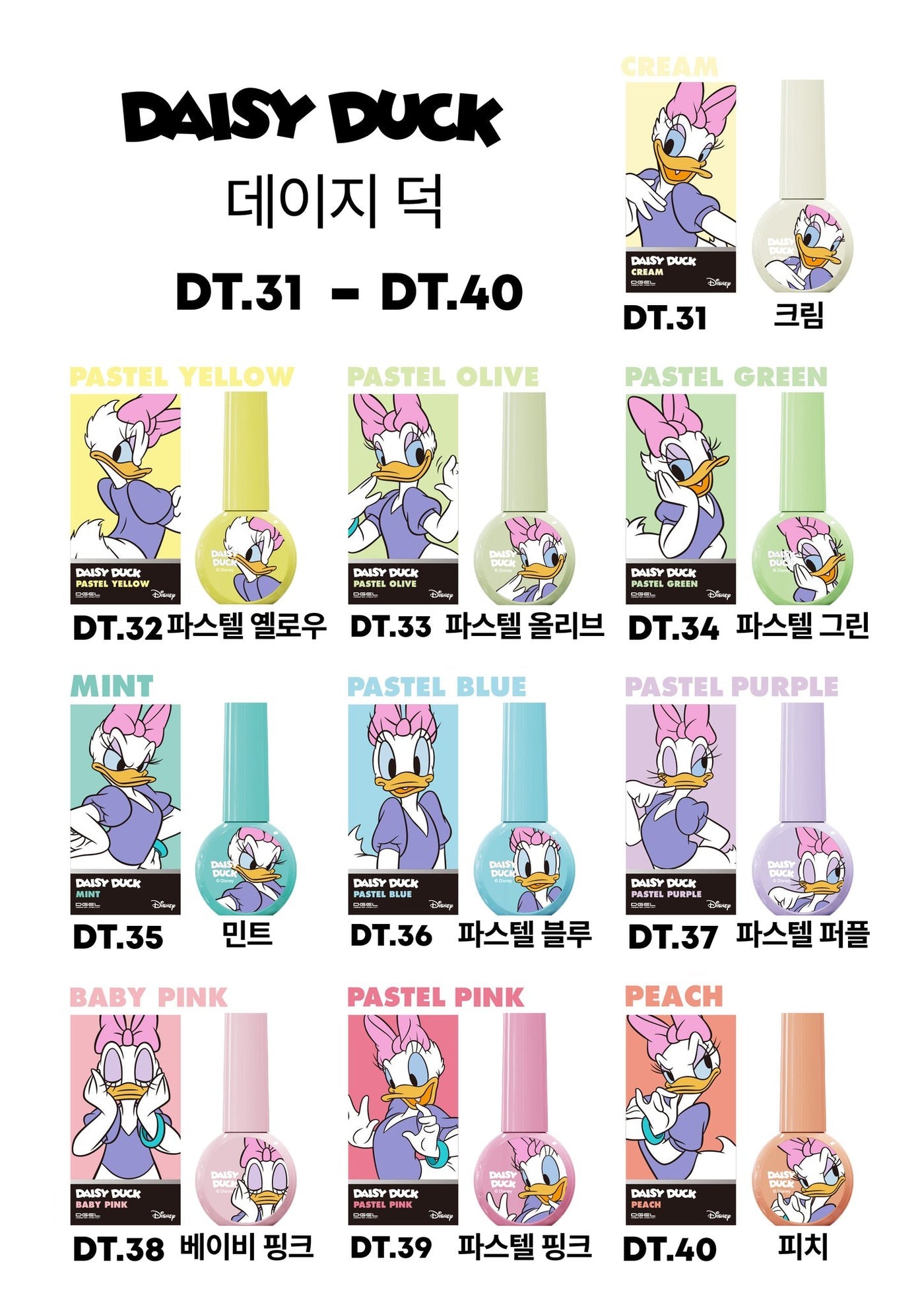 Dgel x Disney Trendy Daisy Duck Collection (Full set/Individuals)