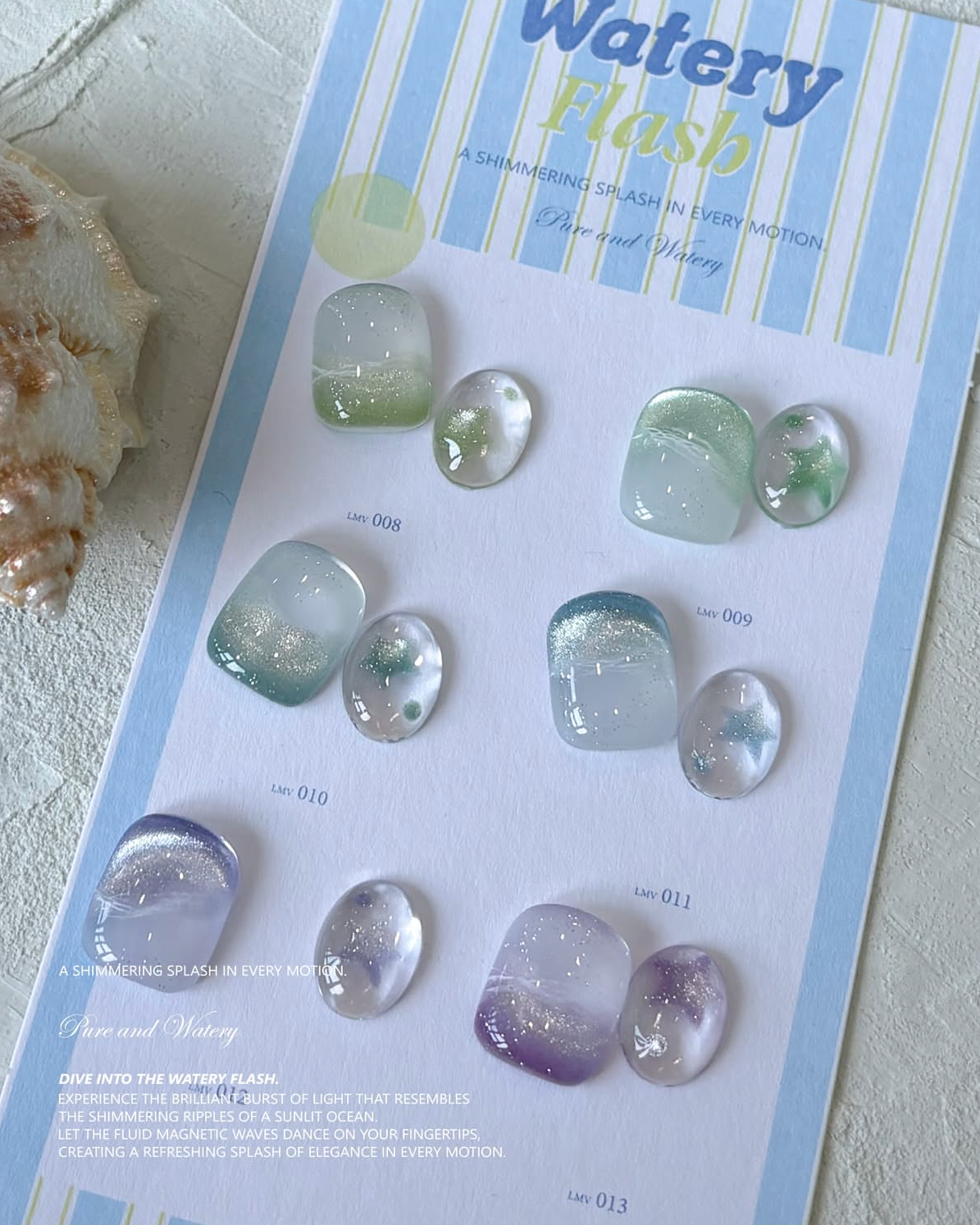 IZEMI - Watery Flash Collection