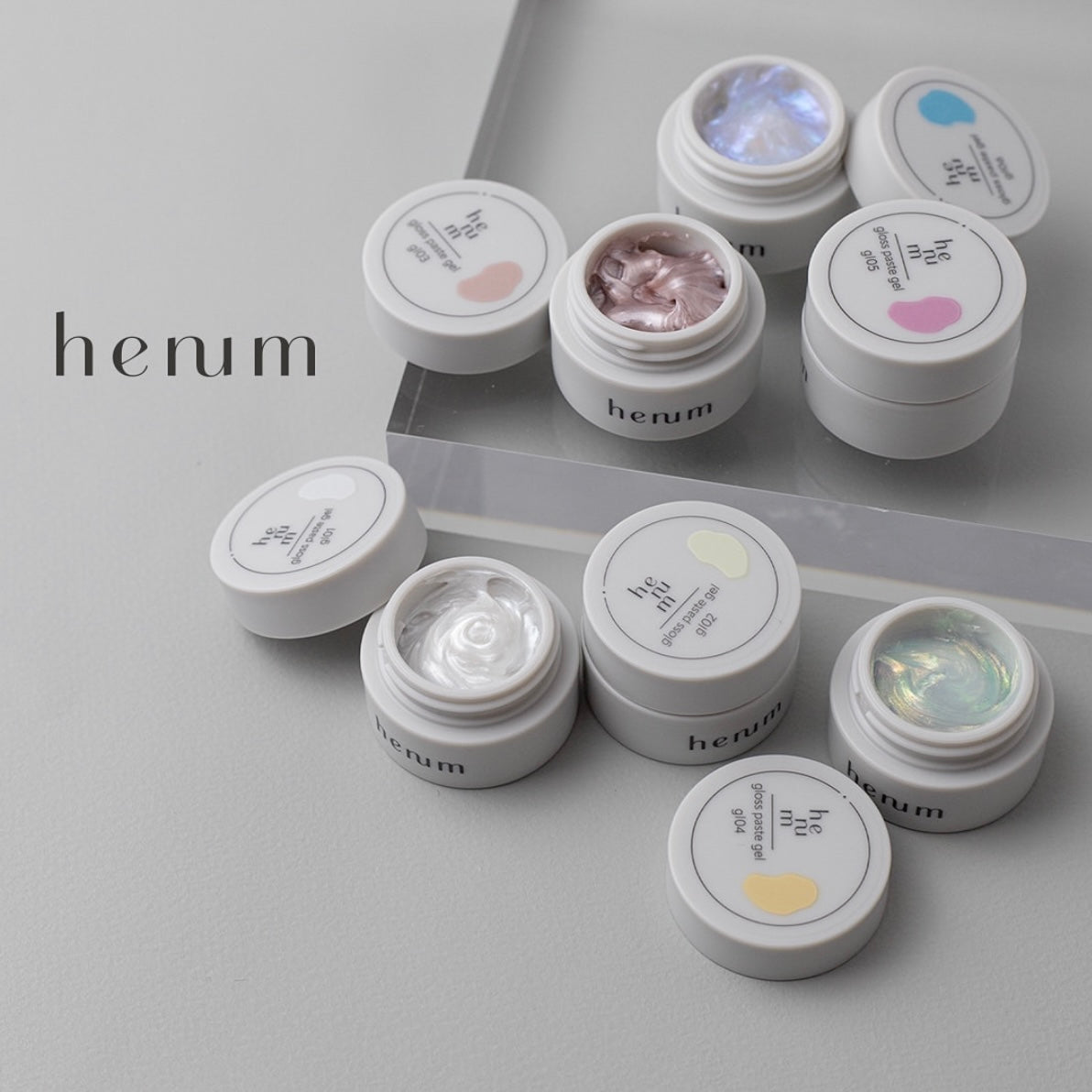 Henum - Gloss Paste Gel (6 colours, Non-wipe)
