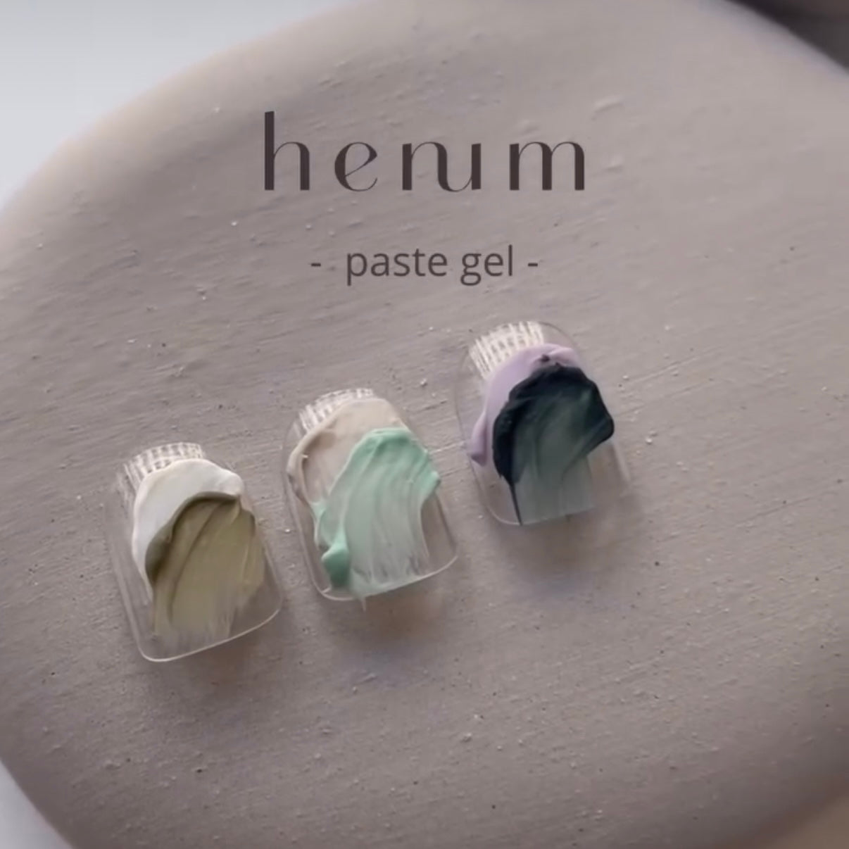 Henum - Paste Gel set 1 (pa01-06, non-wipe)