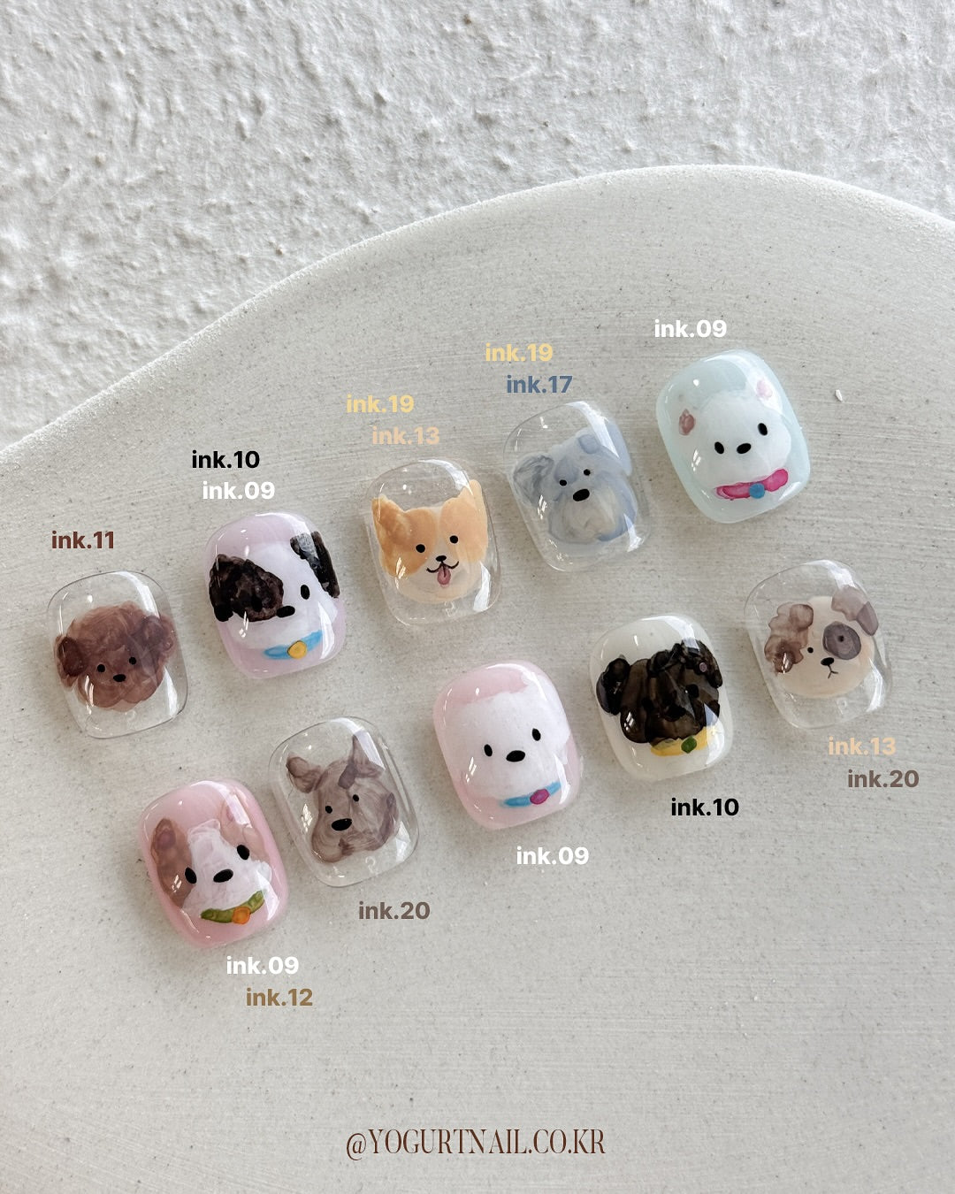 Yogurtnail Kr. - Maltifu Ink Collection (Individuals/Full set)