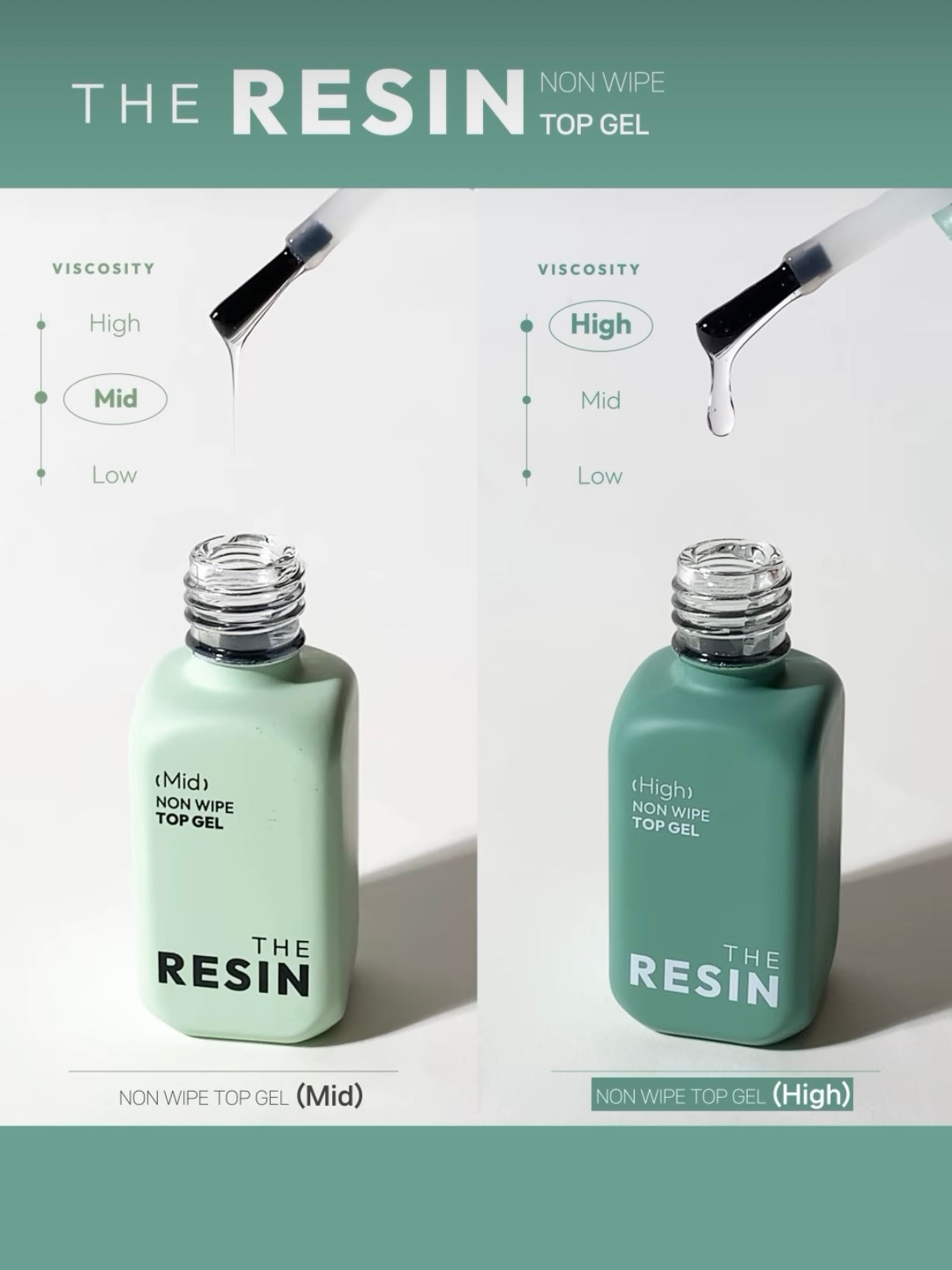 Izemi - The Resin Top Gel (4 types)