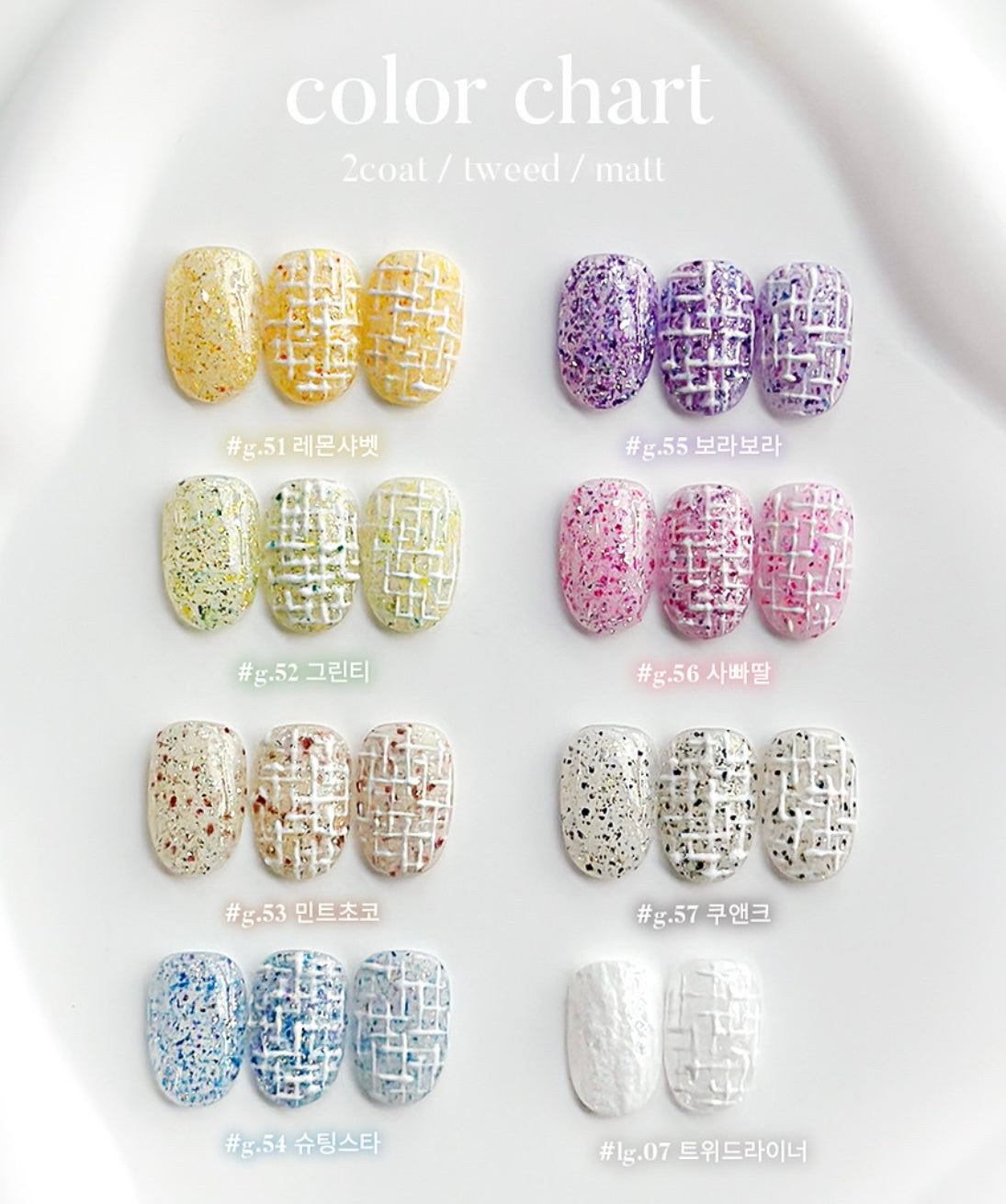 Yogurtnail Kr. - Tweed Collection (Individuals/Full set)