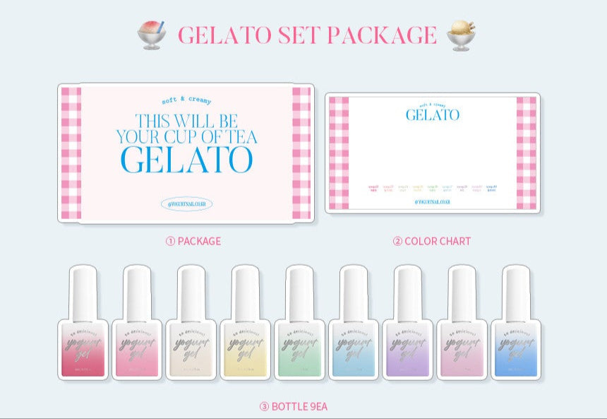 Yogurtnail Kr. - Gelato Collection (Individual/Full set)