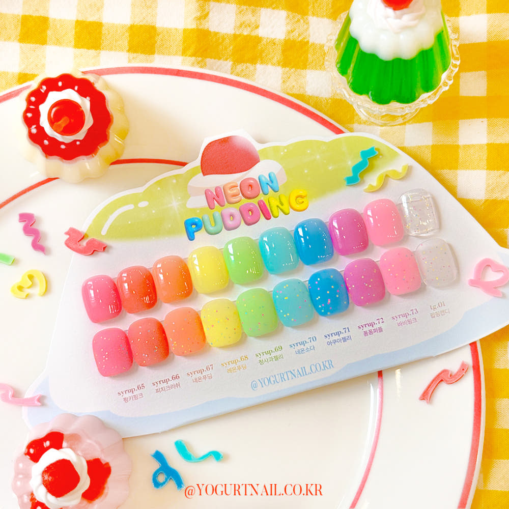 Yogurtnail Kr. - Neon Pudding (Individuals/Full set)