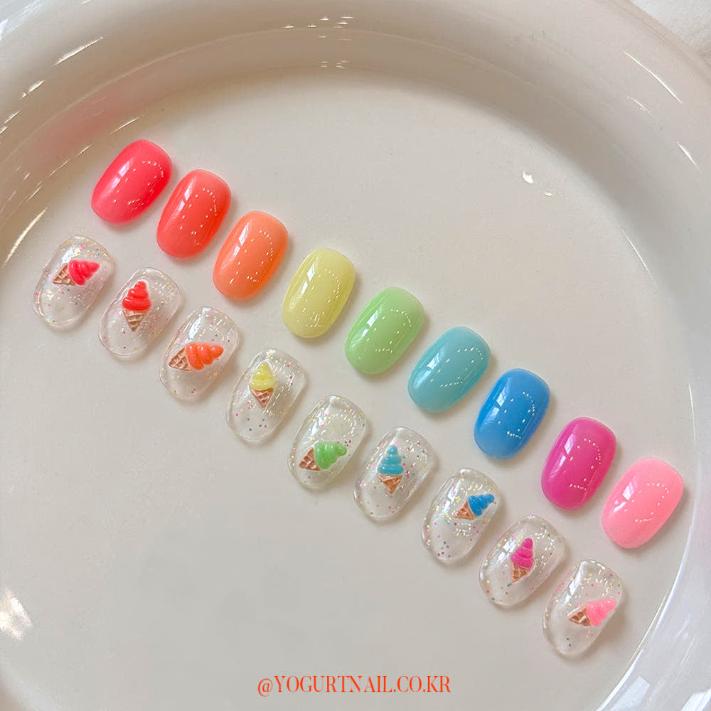 Yogurtnail Kr. - Neon Pudding (Individuals/Full set)