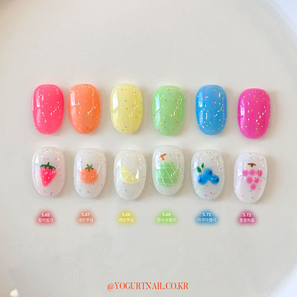 Yogurtnail Kr. - Neon Pudding (Individuals/Full set)