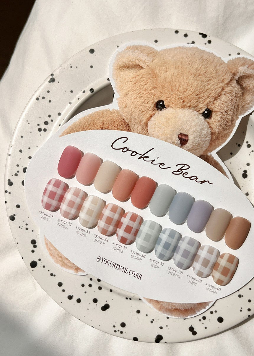 Yogurtnail Kr. - Cookie Bear Collection (Individual/Full set)