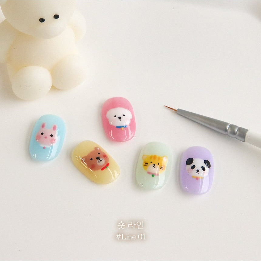 Yogurtnail Kr. - Brushes (5 types)