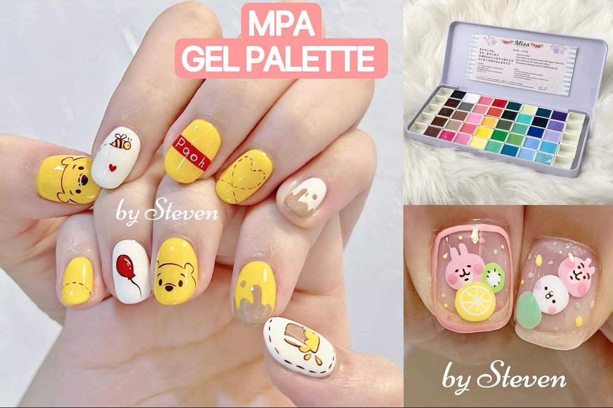 Misspinknail - MPA Gel Palette (40 colours painting gel)