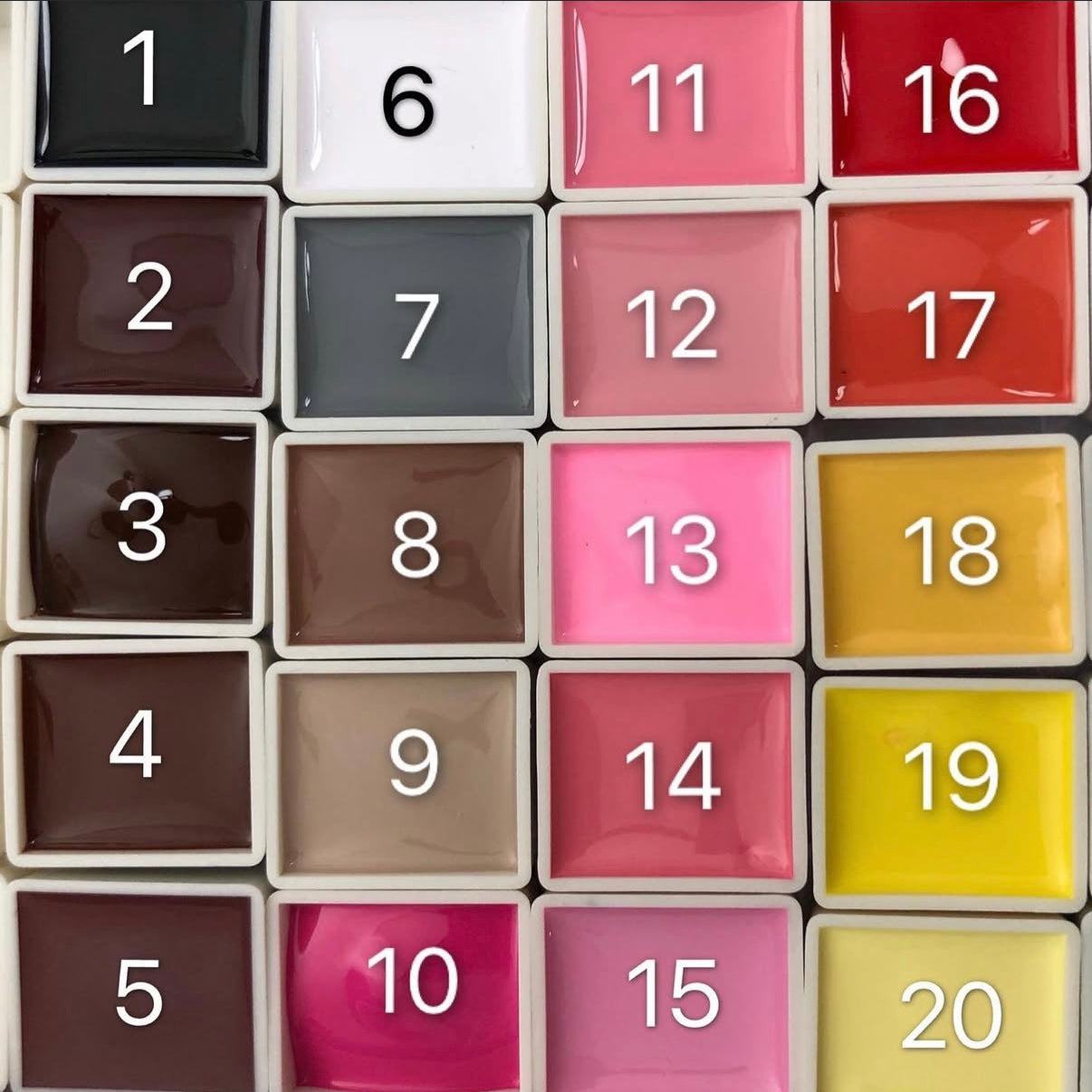 Misspinknail - MPA Gel Palette (40 colours painting gel)