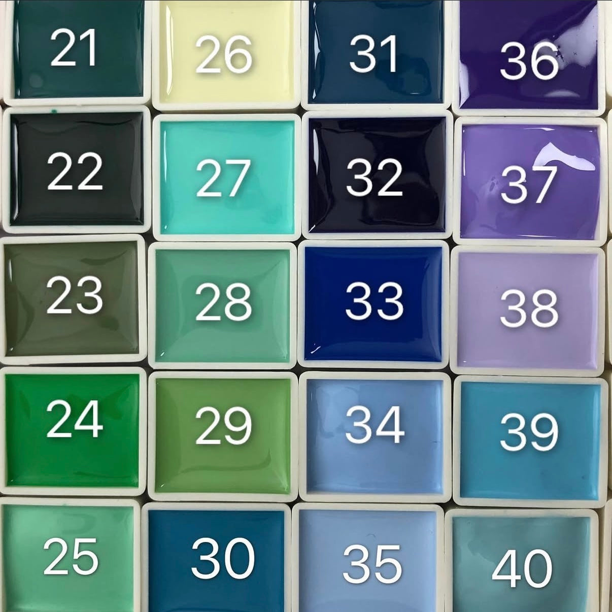 Misspinknail - MPA Gel Palette (40 colours painting gel)